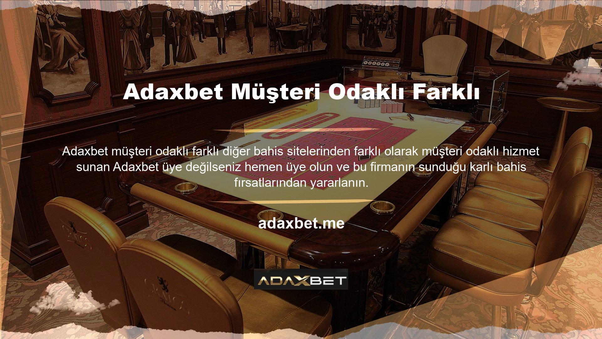 Eğer yakın zamanda akıllı bir canlı bahis sitesine girmediyseniz Adaxbet keşfetmemişsiniz demektir